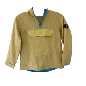 Lands End Kids Pullover Raincoat Size Large 6X-7 Unisex Yellow Layering - Picture 1 of 6