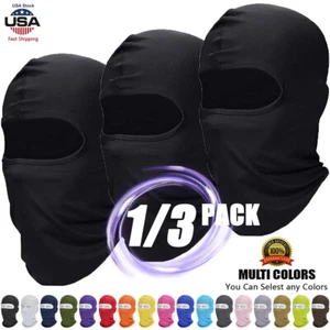 Balaclava Face Mask Thin UV Protection Ski Sun Hood Tactical Masks for Men Women - Picture 1 of 80