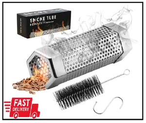 Smoker Tube, Stainless Steel Pellet Smoker Tube for Cold Smoker,5 Hours of Billo - Picture 1 of 2
