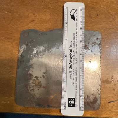 Aço Damasco 4,5”x4,5” 4mm de espessura da Old Parker Knife Company - Imagem 1 de 4