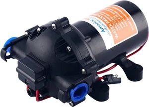 Bomba de diafragma de presión de agua de 12 V bomba autocebante 5,5 GPM 60 PSI para barco RV - Imagen 1 de 8