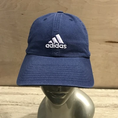 Gorra de béisbol Adidas para mujer azul OS ala curva ajustable logotipo bordado Foto 1 de 4