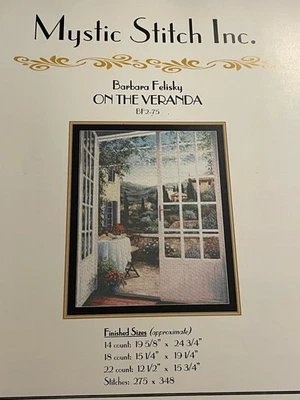 Mystic Cross Stitch Inc Barbara Felisky EN LA TERRAZA patrón BF2-75 Foto 1 de 2
