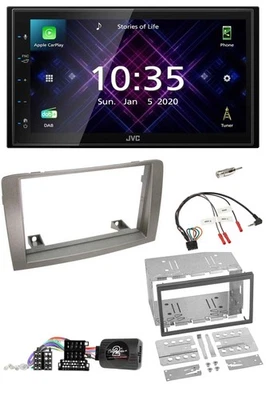 JVC DAB 2DIN Lenkrad Bluetooth USB Autoradio für Lancia Musa 2004-2012 - Bild 1 von 4