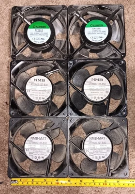 2x NMB / 2x NMB-MAT / 2x SUNON - 115V (6 Fans TOTAL) - Image 1 of 4