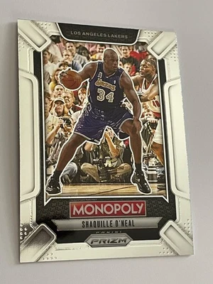 2024-25 Panini Prizm Monopoly Legends Shaquille O'Neal #LEG2 LA Lakers Salón de la fama Foto 1 de 2