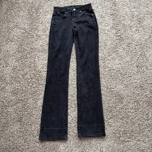 Jeans Wrangler Mujer 0 x 34 Q Bebé Negro Lavado Denim Bootcut Elástico WRQ20BL Usado - Imagen 1 de 14