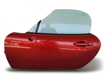 Mazda MX-5 16-23 Miata Door Assembly, Left Assembly, Red, N2Y0-59-02XD, D008, OE - Image 1 of 4