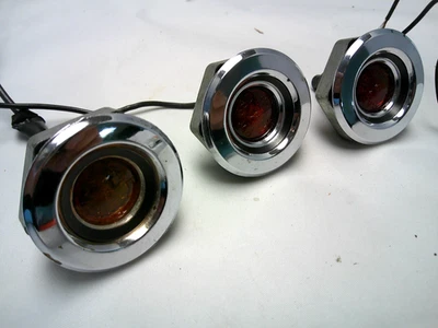 (3) Excelente OEM Mopar 1968 Dodge Charger Coronet luces marcadoras laterales lámparas Foto 1 de 4