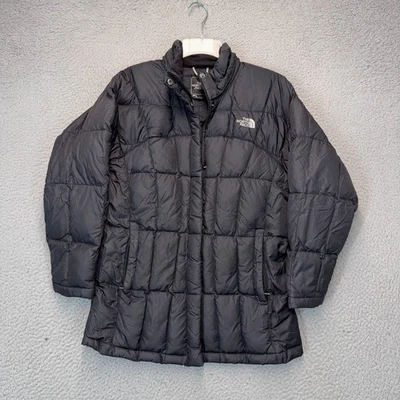 Chaqueta The North Face Niñas Grande Negra 550 Plumón Puffer Cálida Invierno Exterior Foto 1 de 4