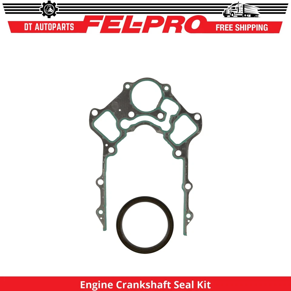 适用于 2005 Pontiac Bonneville 3.8L V6 发动机曲轴密封套件后 Fel-Pro — 第 1/1 张图片