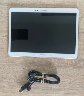 Samsung Galaxy Tab S SM-T805 16GB WLAN LTE 26,7cm 10,5 Zoll weiß *Gut - Bild 1 von 4