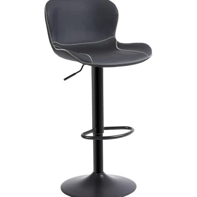 Barhocker höhenverstellbar PU- drehbar 38x51x110cm schwarz - Bild 1 von 4