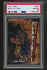 1997-98 Topps Finest Basketball Kobe Bryant Showstoppers #262 PSA 10 - Picture 1 of 2