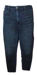 American Eagle 14 Short 14S Super Hi-Rise Jegging Stretch Blue Jeans Denim - Picture 1 of 3