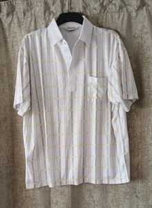 Pegasus Men’s Short Sleeved Shirt XL. Polyester/Cotton Yellow Check - Picture 1 of 6