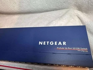 NETGEAR ProSafe FS116 16-Port 10/100 Ethernet Switch Unmanaged Desktop Hub - Picture 1 of 8