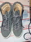 UGG Briena High Top Leather Sneaker Boots Grey 1110708 Women's 6.5