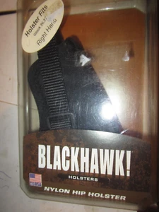 BLACKHAWK! NYLON CORDURA HIP R.H HIP HOLSTER FOR GLOCK 26 27 NOS - Picture 1 of 3