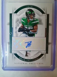 2023 Panini National Treasures #129 Israel Abanikanda RC Auto /99 - SHIPS FREE! - Picture 1 of 2