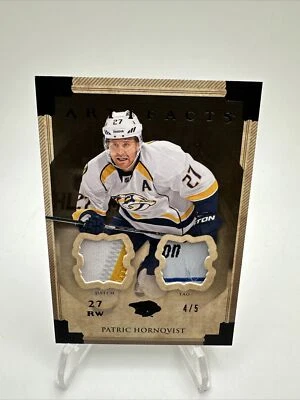 2013-14 upper deck artifacts Patric Hornqvist 4/5 GW Materials - Image 1 of 4