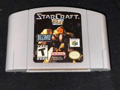 StarCraft 64 (Nintendo 64, 2000) Cleaned / Tested / Authentic - N64 - - Image 1 of 4