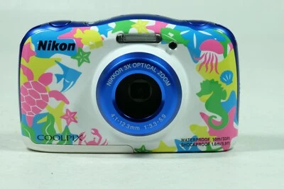 Nikon COOLPIX W100 13.2 MP Digital Camera - White - Image 1 of 4