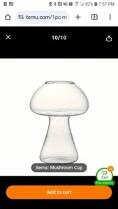 Neu Mushroom Tumbler Cocktailglas 280ml - Bild 1 von 3
