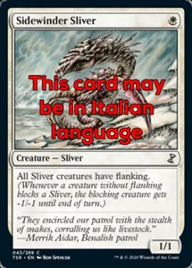 MTG SIDEWINDER SLIVER EXC - TRAMUTANTE CROTALO - TSR - MAGIC - Picture 1 of 1
