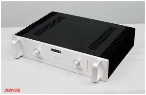 Aluminum Handle Chassis DIY HiFi Power Amplifier Audio Shell Size 430*308*92mm - Picture 1 of 7
