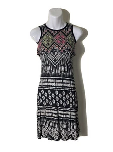 Justice Black & White Embellished Dress Girls Size: 5 - Picture 1 of 5