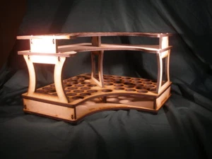 Sphere Products - Corner Paint Rack for Tamiya, Gunze, Lifecolor type paints. - Picture 1 of 3