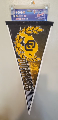 COLORADO BUFFALOES  NCAA VINTAGE RETRO FELT PENNANT  7/29/22 Cover
