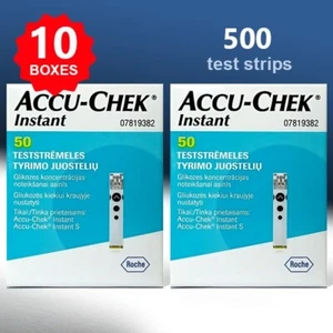 ACCU-CHEK Instant Test strips 10 boxes(1 box=50strips) Exp date 2026-09 - Zdjęcie 1 z 1