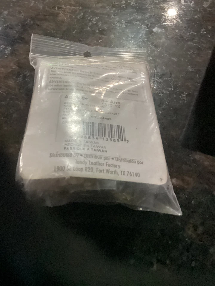 Double Cap Rivets Large Nickel Plate 100/pk 1375-12 - Image 1 of 1