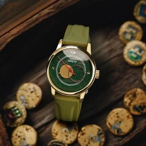Green Rare Raketa Copernicus 1990s, Silicone strap, Soviet Mechanical watch - Picture 1 of 4