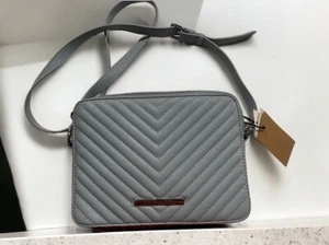 NEW Steve Madden B Danna Chevron Quilted Faux Leather Camera Crossbody Bag Purse - Picture 1 of 9