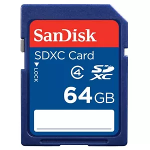 ORIGINAL SanDisk SD-Karte (SDXC) KLASSE 4 - 64 GB - Bild 1 von 3