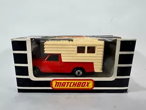 MATCHBOX CAMPER N 38 MB RED NEW DIE CAST 1:43 COU 113 SUPERFAST 1/43 BLACK BOX - Imagen 1 de 14