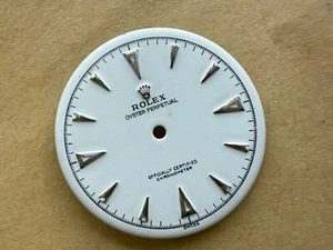 Vintage ROLEX Big Bubble back original dial refinished white - Picture 1 of 2