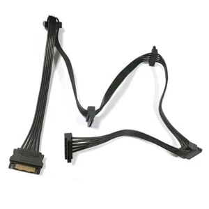 15Pin SATA Power 4 Pin 1 Male To 5 Female Splitter Hard Drive Cable for HDD SSD - Picture 1 of 7
