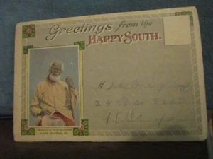 USA Black Americana Dixie Grüße aus dem glücklichen Süden Postkartenbuch Anfang 1900 - Bild 1 von 4