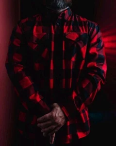 DIXXON Flannel Redrum 10YR Men's XL Plaid Long Sleeve Shining 2024 Shirt - Picture 1 of 12