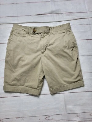 Structure Collection Mens 34 Khaki Chino Shorts Flat Front  - Image 1 of 4