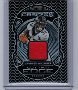 2022 Panini Obsidian Javonte Williams Cutting Edge Jersey #'ed 084/100 - Picture 1 of 1