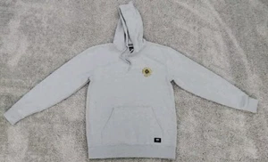 Mens Vans Flowers Hoodie Sz Small- Grey, Yellow Flowers- VN000CF02F - Picture 1 of 12