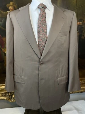 Blazer Belvest 44R Marrón Super 120's Lana Hecho en Italia Puños de Cirujano 2Btn Foto 1 de 4