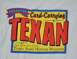 t-shirt grande texas museo di storia statale bob bullock 22 pollici pit to pit - Foto 1 di 4