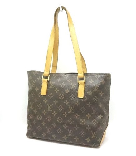 LOUIS VUITTON（LV） Tote per pianoforte Vintae 2003 Louis Vuitton Cabas marrone monogramma tela M51148