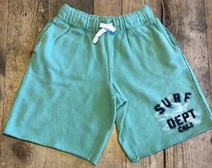 GAP KIDS size L 10 Boys Green Cotton Sweat Shorts - Picture 1 of 5
